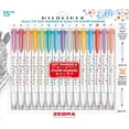 thumbnail image 1 of Marcadores Zebra Pen Mildliner con Punta Doble de Punto y Sello, Paquete de 15, 1 of 7