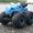 Blue, variant on GUANGHONG Border Crack Dinosaur Remote Control Vehicle Spray Light Stunt Standing Off Road Vehicle Climbing Toy Car Cars 2 Cars