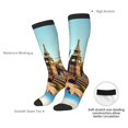 thumbnail image 4 of Balery Iconic Global Landmarks Calcetines novedosos Calcetines deportivos Calcetines hasta la rodilla Calcetines de algodón Calcetines originales y geniales, 4 of 6