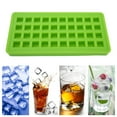 thumbnail image 2 of 40 Grids Silicone Ice Tray Square Shape Ice Cubes Maker Mold DIY Kitchen Accessories, Ice Chilling Cocktail Whiskey Tea Coffee [Green], 2 of 8