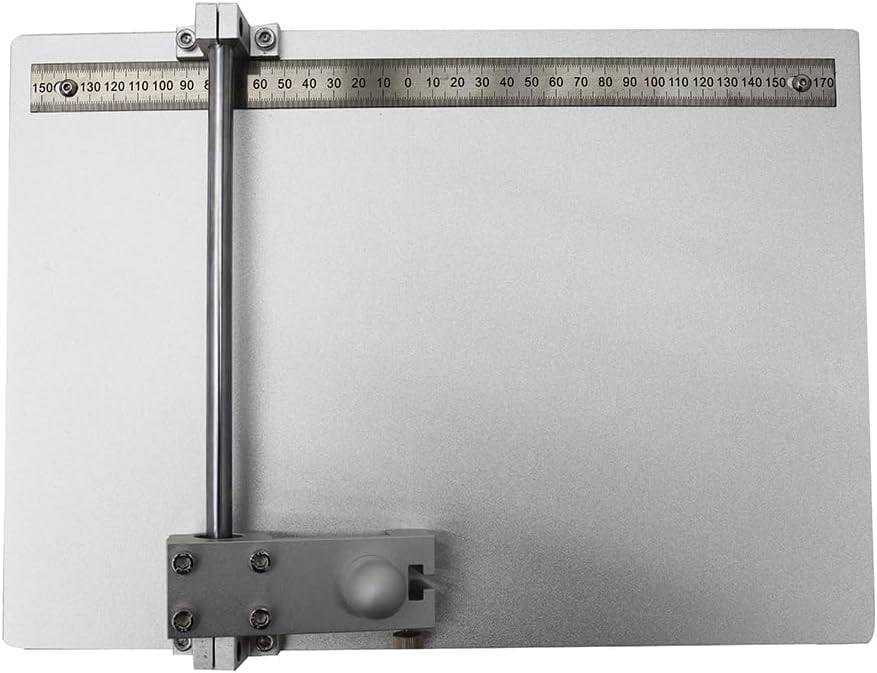 EQCOTWEA ITO Conductive Glass Cutter FTO/AZO/Quartz Glass Cutting Table 13.7*9.8"