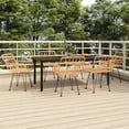thumbnail image 1 of vidaXL 7 Piece Garden Dining Set Poly Rattan, 1 of 5