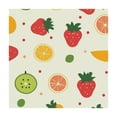 thumbnail image 4 of Awypu Fruit Cartoon Floral Pattern Square Fitted Tablecloth 100% Polyester Fiber 46*46, 4 of 8