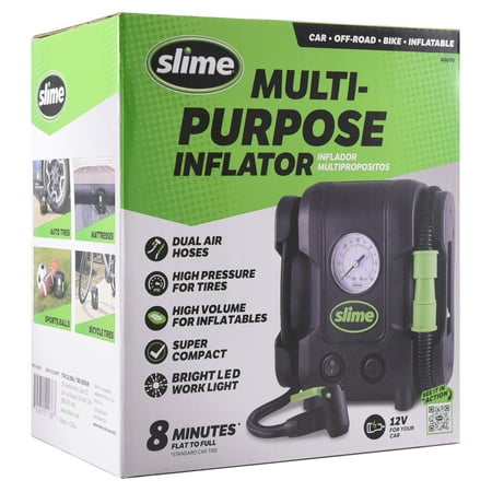 Slime Multi-Purpose Tire Inflator Air Pump 12 Volts - 40076