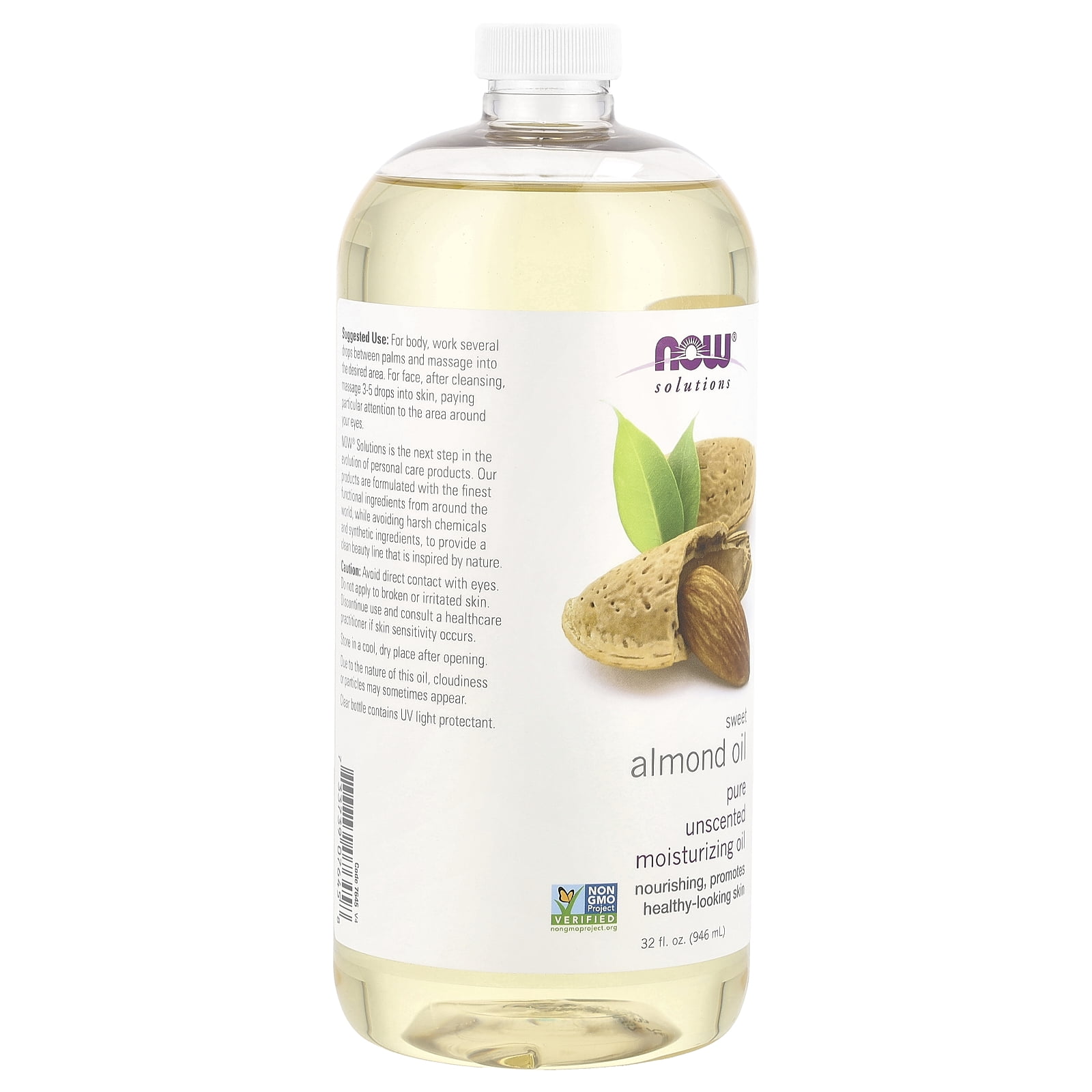 NOW Foods Solutions, Sweet Almond Oil, Unscented, 32 fl oz (946 ml)