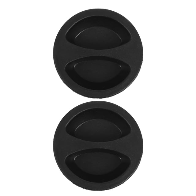 2 Pcs Trou de Drainage pour Base de Parasol Extérieur Empêche la Rouille et l'Accumulation d'Eau pour Support de Parasol de Patio Base Remplie d'Eau Poids Noir 5cm