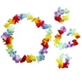 thumbnail image 2 of Hawaiian Lei Necklace, Flower Lei for Luau Party, Tropical Hawaiian Pool Party Decorations, Hawaii Holiday Beach Party Accessories, 2 of 9