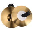 thumbnail image 1 of 1 Pair Multi Color Metal Hand Cymbals for Clear Sound and Portable Performance, 1 of 9