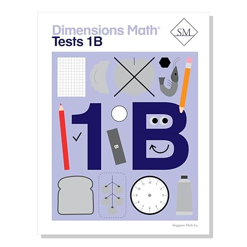 Pre-Owned Dimensions Math Tests 1B | Singapore Math Inc. [Paperback], 9781947226487, 1947226487, Paperback,