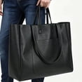 thumbnail image 7 of Women Large Capacity Tote Bag for Women, PU Leather Shoulder Handbag Work Tote Bag with   Travel Bag Computer Bag for Office Travel, 7 of 7