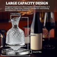thumbnail image 5 of Red Wine Decanter 50oz/1500ml, Wine Carafe Decanter, 5 of 5