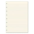 thumbnail image 2 of Filofax Notebooks A5 Ruled Journal Refill, Movable, 8 1/4 x 5 13/16 inches, 32 Cream Sheets Fits Filofax Refillable A5 (B152008U), 2 of 2