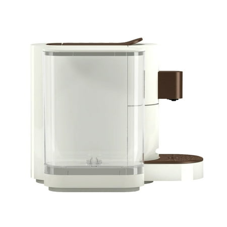 K-fee Twins II Single Serve Coffee and Espresso Machine (Black/Copper) | Starbucks Verismo* Compatible