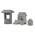 thumbnail image 3 of Miniature Yard Ornaments 3Pcs Grey Pot Decoration Perfect For Landscape Design And Indoor Decoration In Garden Decor, 3 of 5