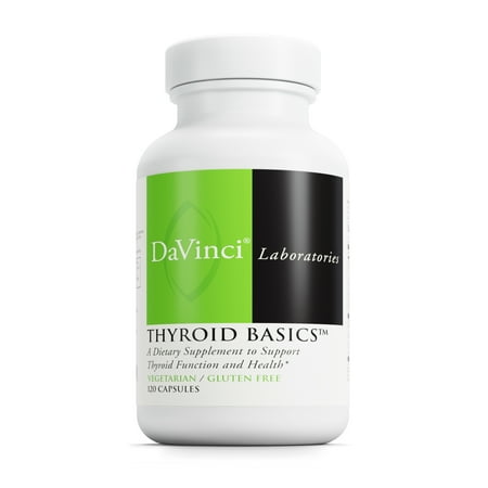 DaVinci Labs Thyroid Basics - Support Thyroid Health & Function* - 120 Vegetable Capsules