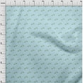 thumbnail image 4 of oneOone Georgette Viscose Light Blue Fabric Kids Dino Craft Projects Decor Fabric Printed By The Yard 42 Inch Wide, 4 of 4