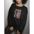 thumbnail image 3 of African Woman Posing Paint Sweatshirt Women -Image by Shutterstock, Female x-Large, 3 of 4