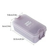 thumbnail image 2 of sruoe Bento Box, Bento Boxes with Divider, Lunch Box Containers Bento, Bento Box for Kids, Unisex, Leakproof Food Storage Snack Fruit Lunch Box for Home, Work, Travel, Plastic, 2 of 5