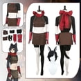 thumbnail image 2 of Disfraz de fantasía de Izutsumi Meshi de Dungeon, disfraz para mujer adulta, ropa, falda superior, peluca, trajes, traje de carnaval de Halloween, 2 of 5