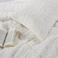 thumbnail image 4 of Wajade Faux Fur Comforter Set Queen Size, 3 Pieces Ultra Soft Marbled Ivory White Fluffy Comforter Set Marble Print Furry Bedding Set for All Seasons, 1 Plush Comforter Set+2 Pillow Covers, 4 of 6