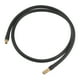 thumbnail image 1 of Adaptador de mandril de manguera de extensión de inflador de neumáticos roscado de 100 cm, tubo de bomba de aire, tubo de válvula de neumático para coche, camión, bicicleta, MTB, caucho de cobre, tono cobre negro Unique Bargains mandriles de llantas, 1 of 7