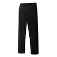 thumbnail image 1 of Hanes Boys EcoSmart Open Leg Sweatpants, S, Black, 1 of 3
