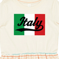 thumbnail image 4 of Inktastic Italy Flag Girls Toddler Dress, 4 of 5