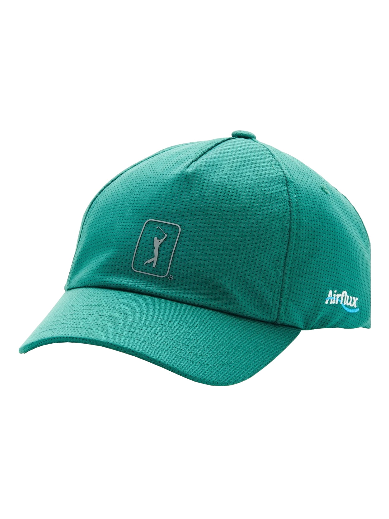 PGA Tour Men's Airflux Mesh Adjustable Golf Hat, Green