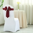 Efavormart 5 Pack Burgundy Reversible Chair Sashes with Buckle Double ...