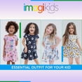 thumbnail image 3 of Vestido Disney Stitch Mickey Mouse Moana para niñas, color rosa de 10 a 12 años, 3 of 4