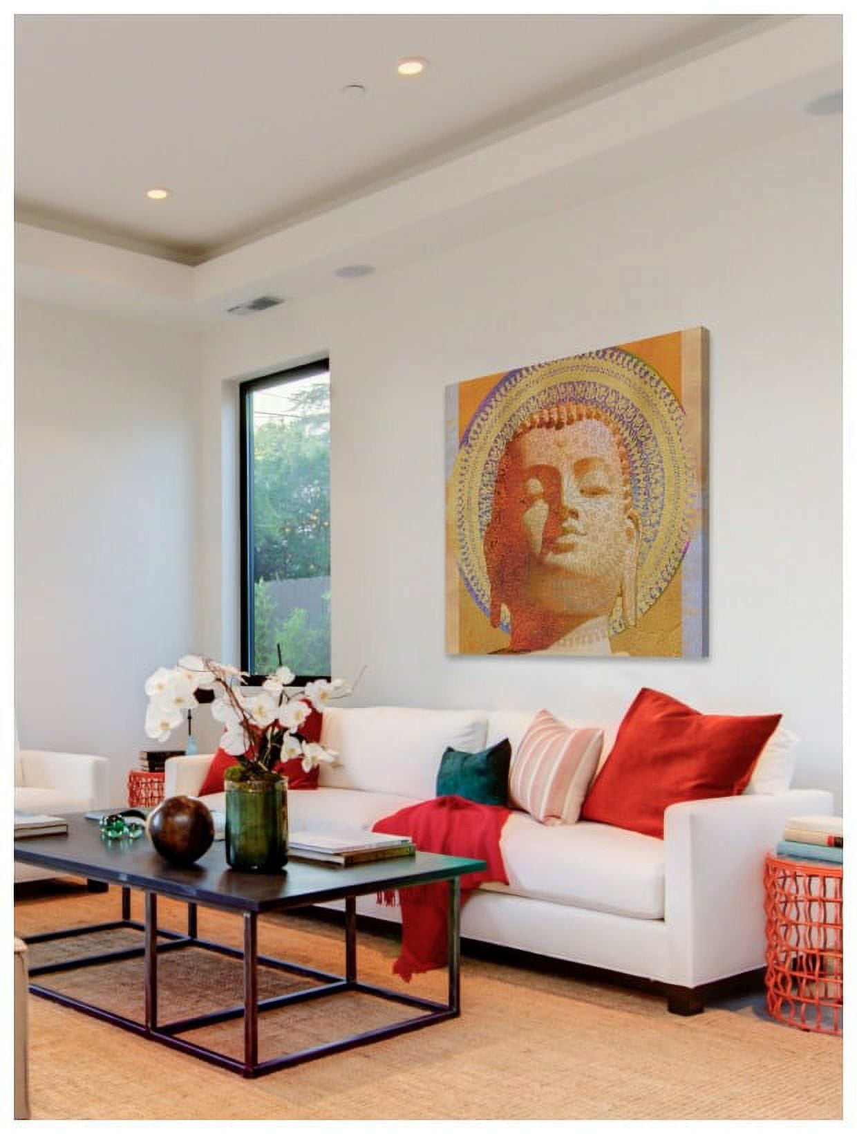 "Buddha II" Painting Print on Wrapped Canvas