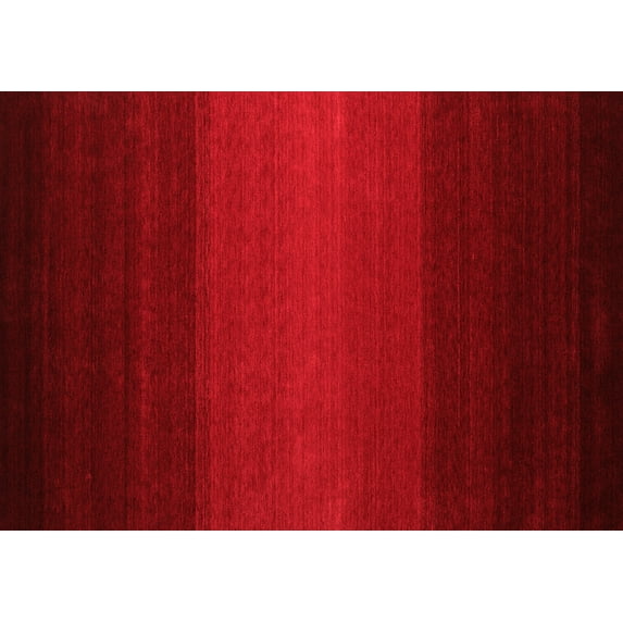 Ahgly Company Indoor Rectangle Abstract Red Contemporary Area Rugs, 8' x 10'
