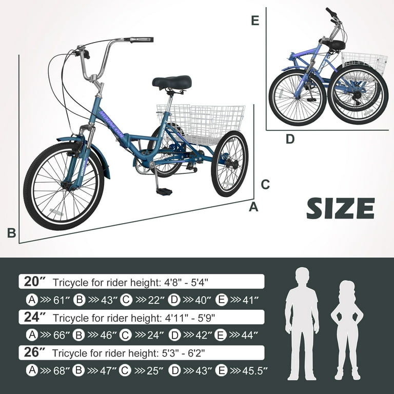 Walmart folding tricycle sale
