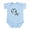 Sky Blue, variant on CafePress - Three Colorful Kokopellis Infant Bodysuit - Baby Light Bodysuit, Size Newborn - 24 Months