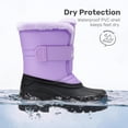 thumbnail image 4 of DREAM PAIRS Kids' Snow Boots, Waterproof Winter Boots with Warm Faux Fur Lining, Mid-Calf Outdoor Boots with Anti-Slip Outsole, 4 of 6