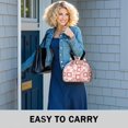 thumbnail image 6 of Pioneer Flower Floral Print Pattern Drawstring Lunch Bag Women - Drawstring Lunch Bag Insulated for Work Office - Stain-Resistant Large Lunchbags for Women with Multi-Pockets, 6 of 6