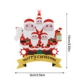 thumbnail image 3 of Xihbxyly Ventas de Liquidación Decoración Navideña de Madera Papá Noel Ciervo Navideño Colgante Navidad, 3 of 3