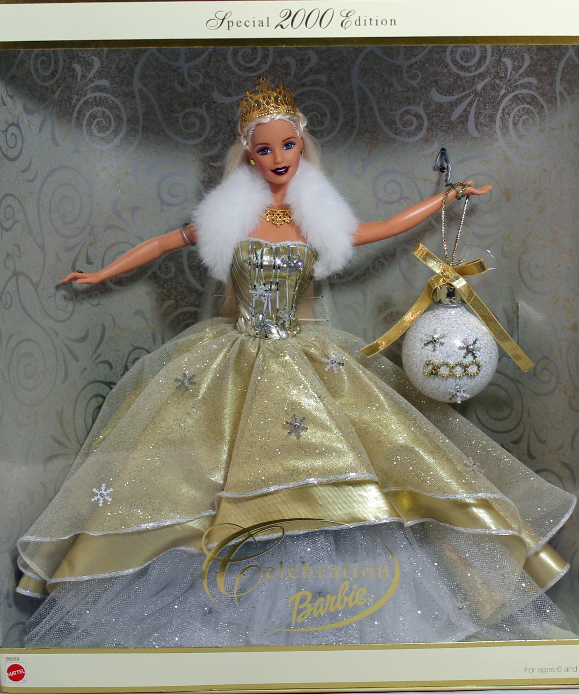kleding stof En Verpletteren 2000 Celebration Barbie, NRFB, (28269) Non-Mint Box - Walmart.com