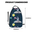 thumbnail image 2 of Naloa Astronaut With USA Flag 2Pcs Anti-Kick Back Seat Cover Kick Mat, Car Seat Protector with 3 Storage Pockets, 2 of 8