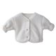 thumbnail image 1 of Laklulu - Chaqueta polar cálida para niñas, abrigo grueso de piel sintética con botones y bolsillos (blanco roto), 1 of 6