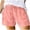 393Pink1785, variant on CAIVO Womens Plus Size Shorts Casual Summer Beach Drawstring Shorts With Pockets Loose Cute Vacation Trendy Clothes Cozy Outdoor Work Solid Color Bottoms