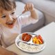 thumbnail image 5 of Plato Dividido De Acero Inoxidable Bandeja Dividida Para Niños Plato Para Bebés, Niños Pequeños Y Niños Que Comen Comida Con Forma De Coche Dieta Bonita T, 5 of 6