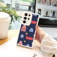 thumbnail image 1 of Libera la personalidad de tu iPhone con una divertida funda plateada mate de doble capa con dibujos animados, 1 of 4