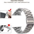 thumbnail image 4 of Compatible con Apple Watch Band38mm-40mm/ 42mm-44mm Reemplazo de correa de metal de acero inoxidable para Apple Watch Series 5/4/3/2/1 Ormromra 2033260-1, 4 of 9