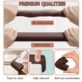 thumbnail image 6 of Yalumo Edge Corner Protector for Baby Proofing (19.7 Ft Edge + 8 Corners), Soft Thick NBR Rubber Foam, Furniture Edge Safety and Corner Guards, Baby Child Proofing Foam Set for Table and Fireplace, 6 of 7
