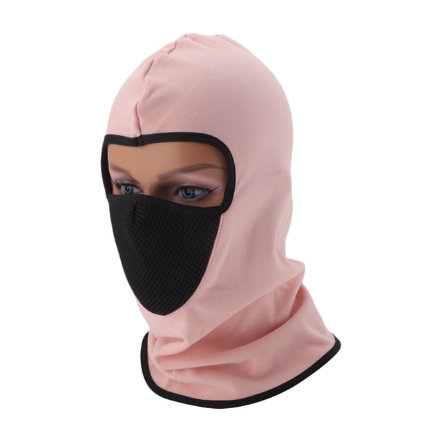 Máscara Facial Todo Incluido de Poliéster de Panal Rosa 1 Pcs