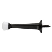 Hyper Tough New Screw-in Solid Doorstop, Oil Rubbed Bronze, 2 Pack, 0.984 X 0.984 X 3.63 inch