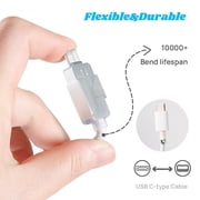FGY USB - A to USB - C Cable Fast Charging & High-Speed Data Transfer, 6 FT ( USB 2.0, Gray)