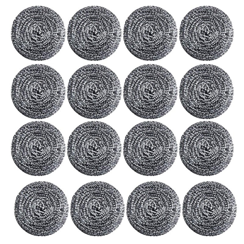 New Stainless Steel Scourers Construct Anti-rust Strong & Durable 6cm/2.36" 