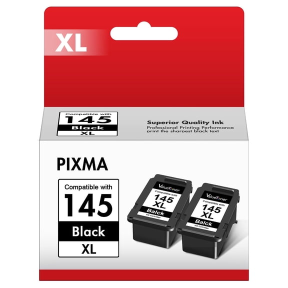 Cartucho de Tinta Valuetoner Negro Remanufacturado Compatible con Canon Pixma TS3110 MG2410 MG2510 M